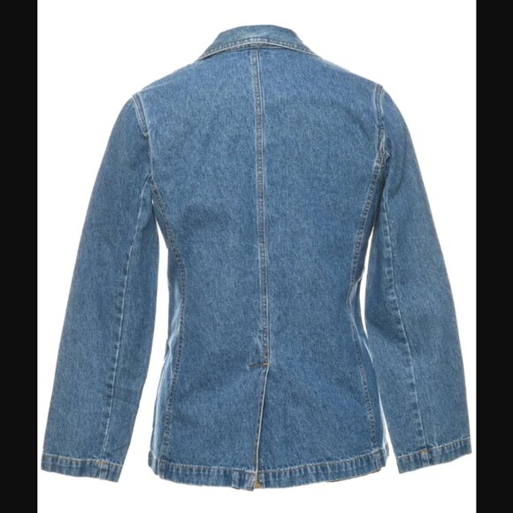 Cherokee Brand 3 Button Collared Denim Jacket Size L - Picture 2 of 9